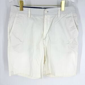 Nautica The Deck Short 8" Inseam Chinos White Men's Size 33 Waist